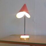 By Josef Hurka for Napako 1960 red desk lamp