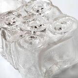 Pressed Glass Vase On The Rocks by Heiner Düsterhaus / Walther Glas / 1972