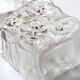 Pressed Glass Vase On The Rocks by Heiner Düsterhaus / Walther Glas / 1972