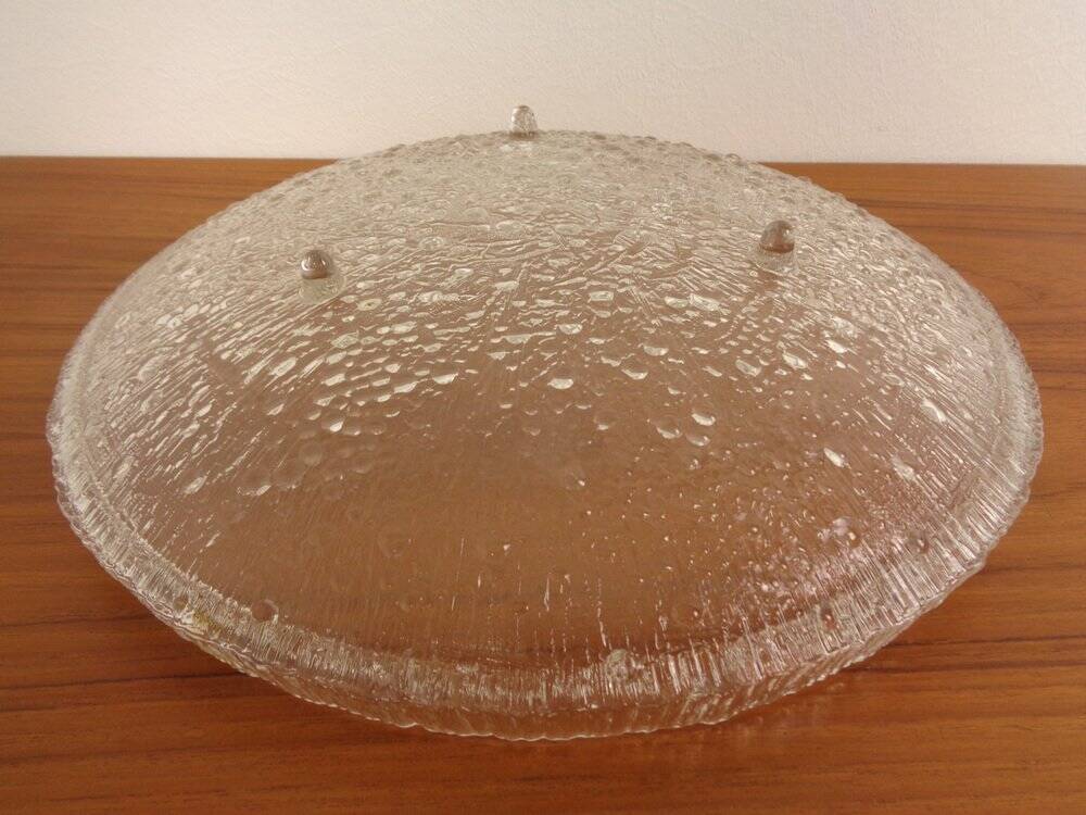 Large glass bowl by Tapio Wirkkala for Iittala, Finland, 1960s.