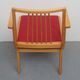 Fauteuil des années 1950 en bois de hêtre
