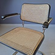 Black S64 chair, Marcel Breuer for Thonet, 1981