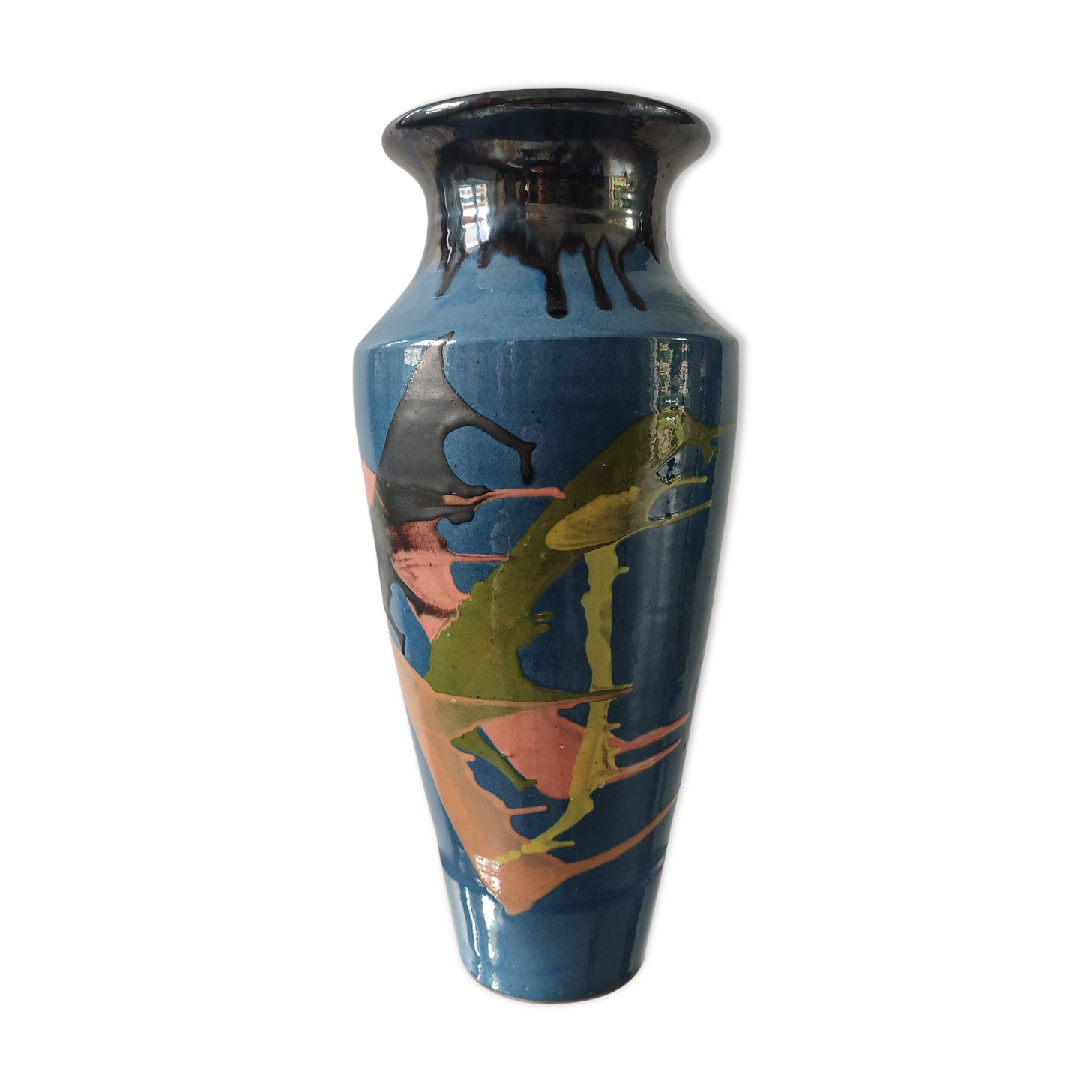 Large ceramic vase of 39 cm Atelier Thomas BUXÓ (1970)