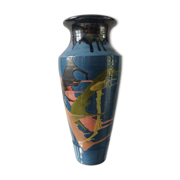 Large ceramic vase of 39 cm Atelier Thomas BUXÓ (1970)