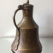 Islamic art ottoman copper ewer antique candleholder