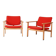 Pair of Danish Armchairs by Arne Jacobsen