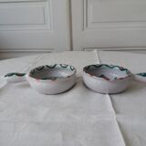 PAIR OF CERAMIC PANS FROM VALLAURIS SIGNED ANTOINE FAZIO