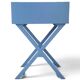 Bedside table, blue side table Farrow & Ball