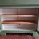 Large old glazed buffet