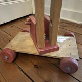 Old wooden crane game