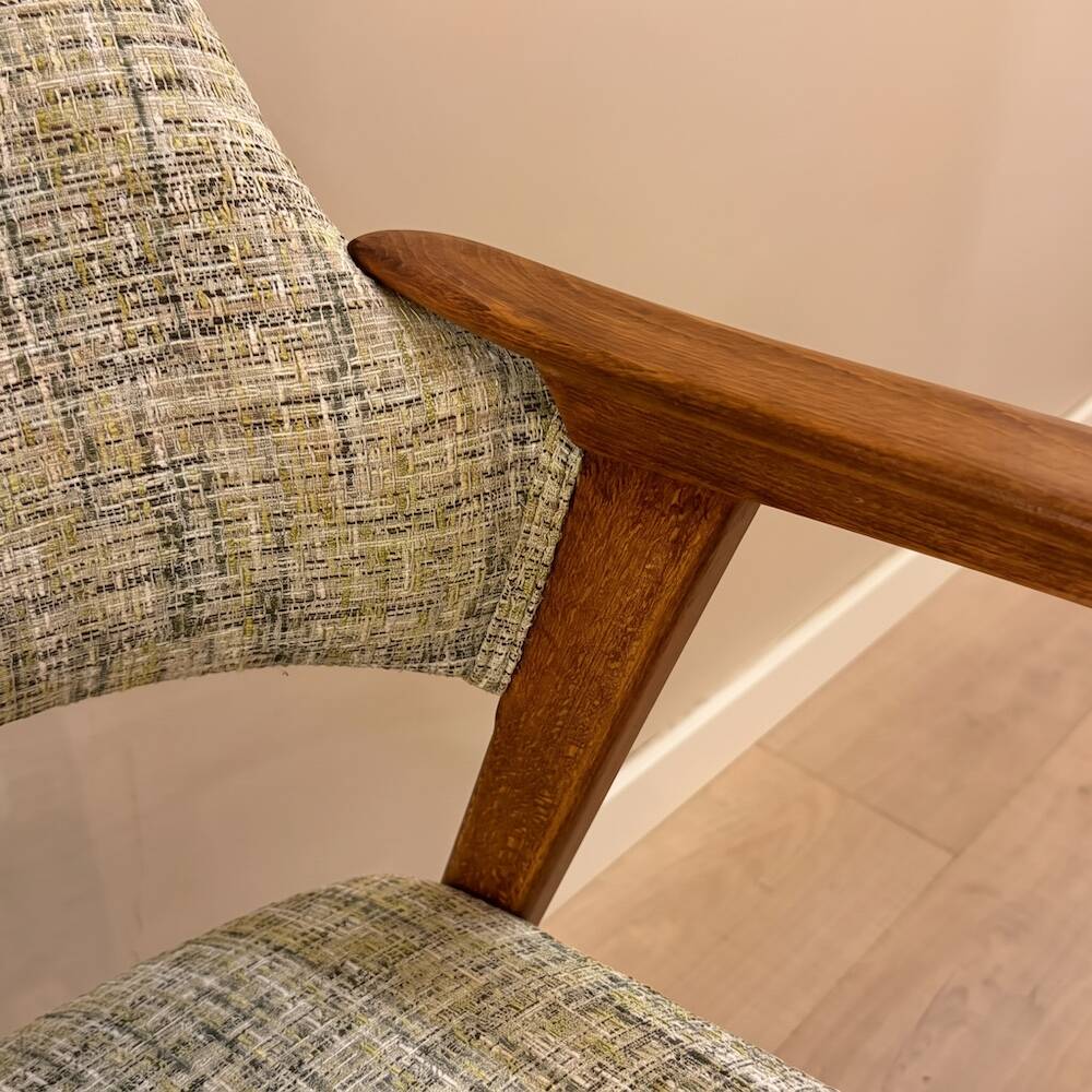 Spanish vintage mid-century armchair by Guilleumas, 1960s