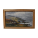 French school, late 19th century Coastal landscape, oil on paper