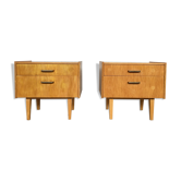 Paire de tables de nuit 50/60