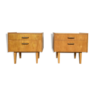 Paire de tables de nuit 50/60