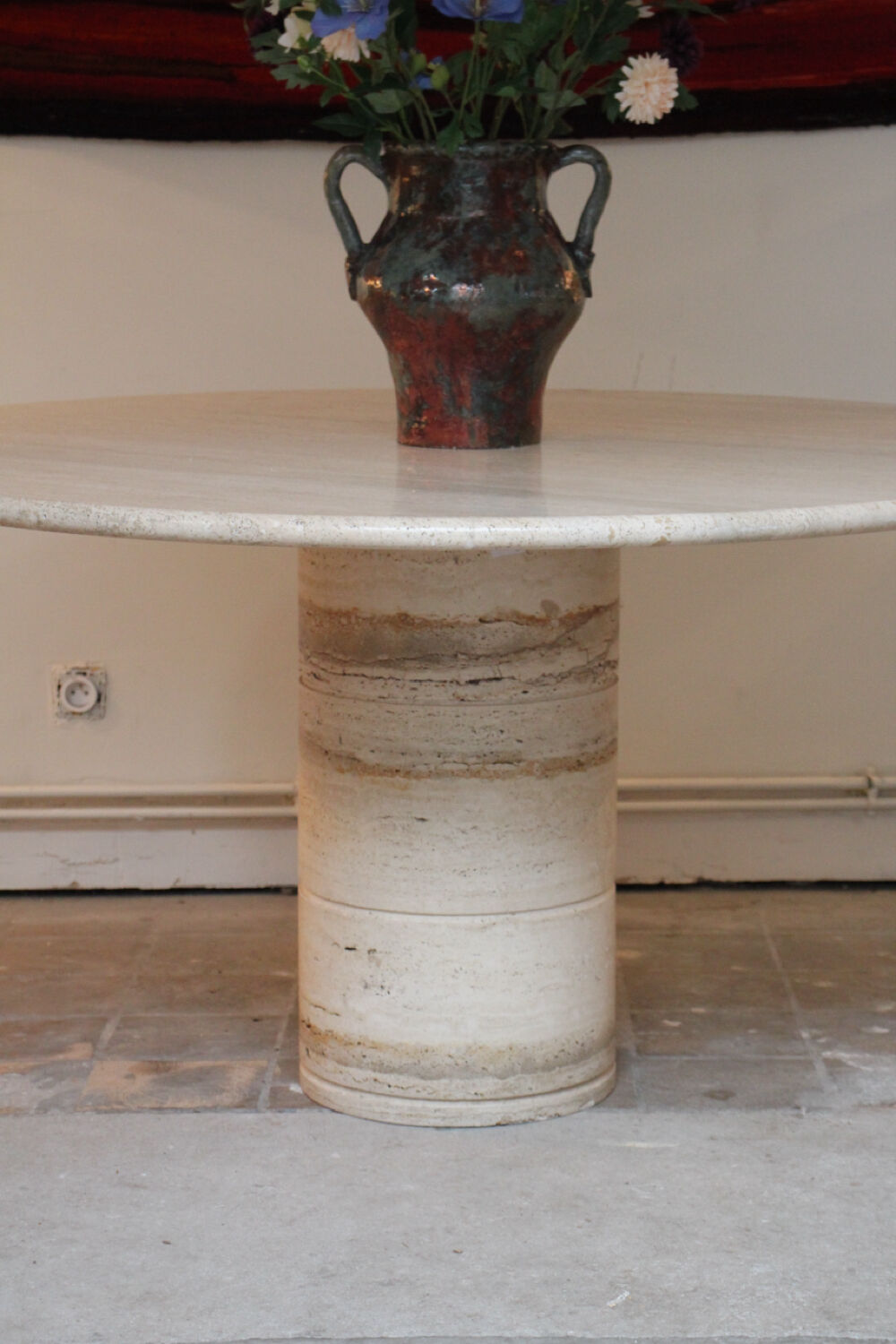 Travertine table edition Up & Up, Italy 1970