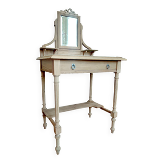 Vintage dressing table in wood and marble – elegant retro style