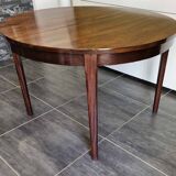 Scandinavian extendable round table in rosewood, 1970s