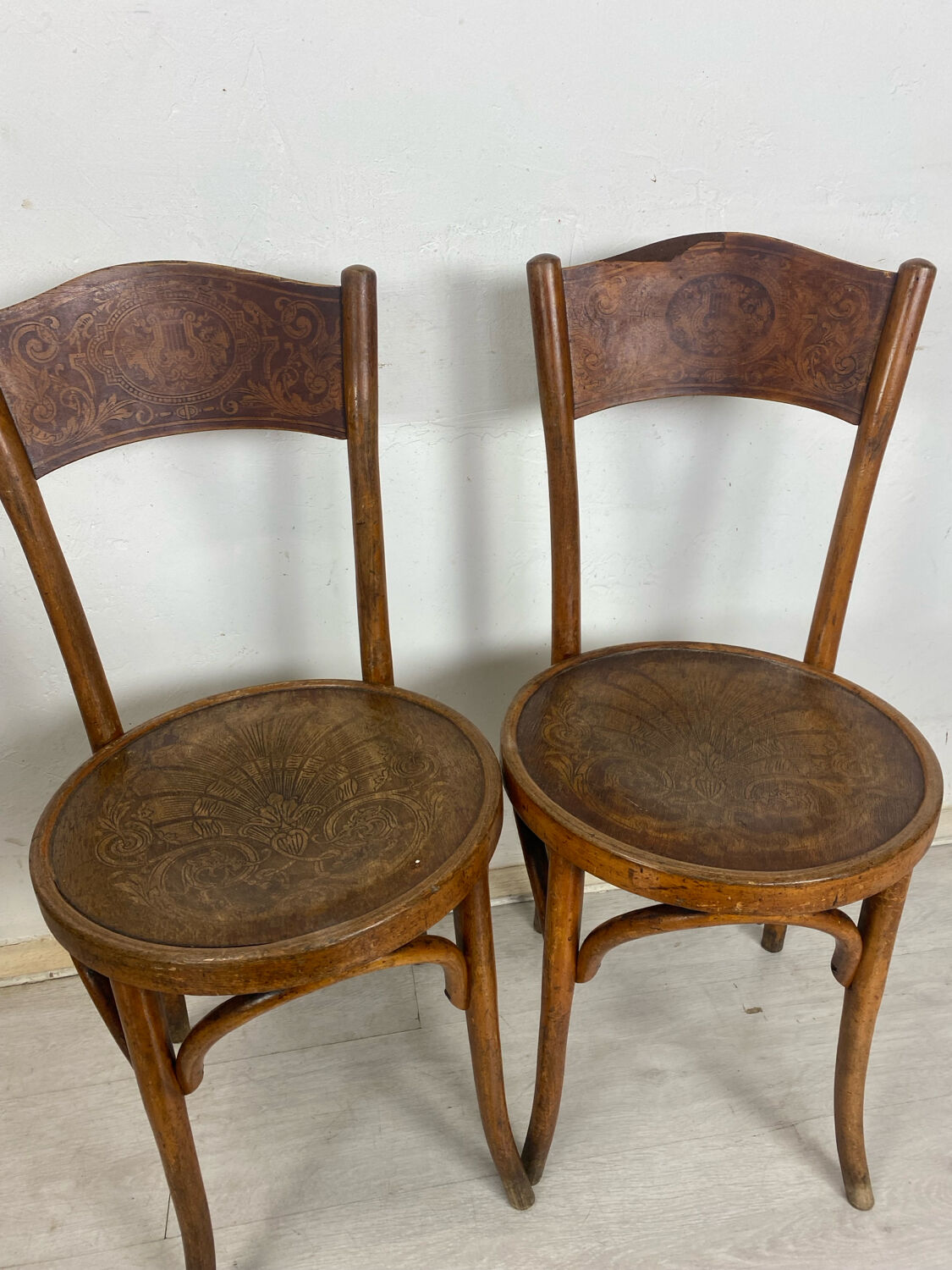 Bistro chair pair