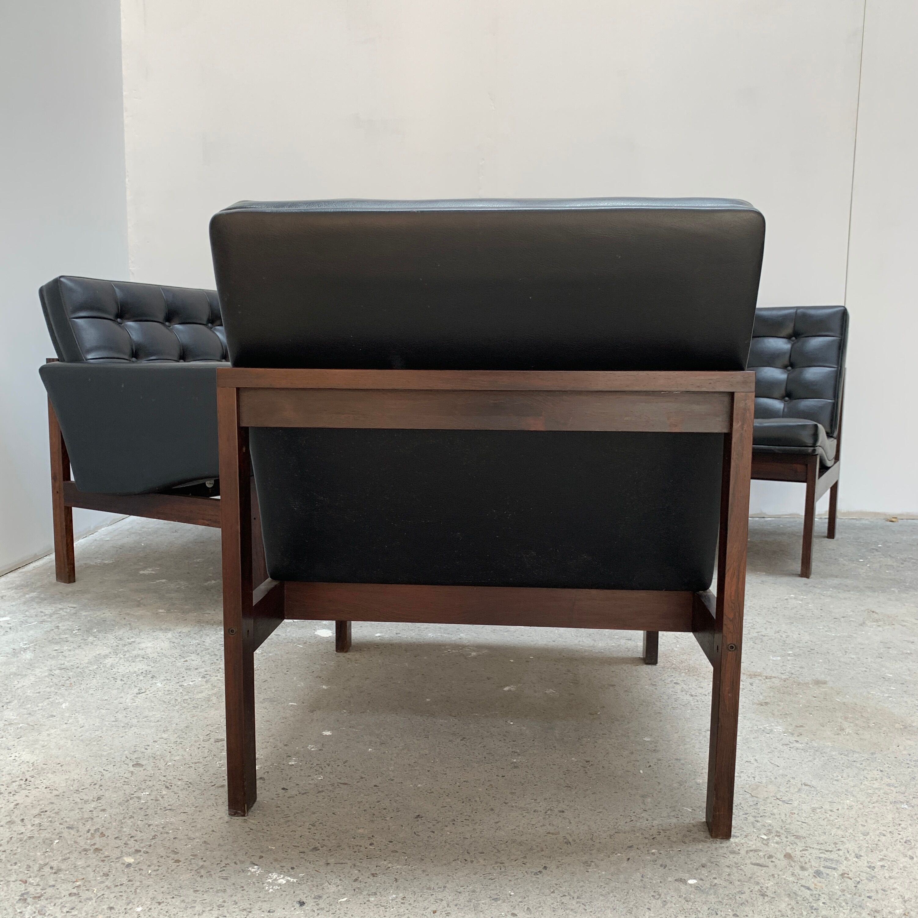 Set sofa and armchairs "Moduline" by Ole Gjerløv-Knudsen & Torben Lind for France & Søn, 1960s