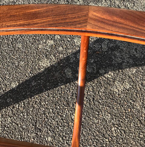 Astro oval coffee table - designer Victor Wilkins - edition g plan - 1960