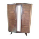 Vintage cabinet with compass feet