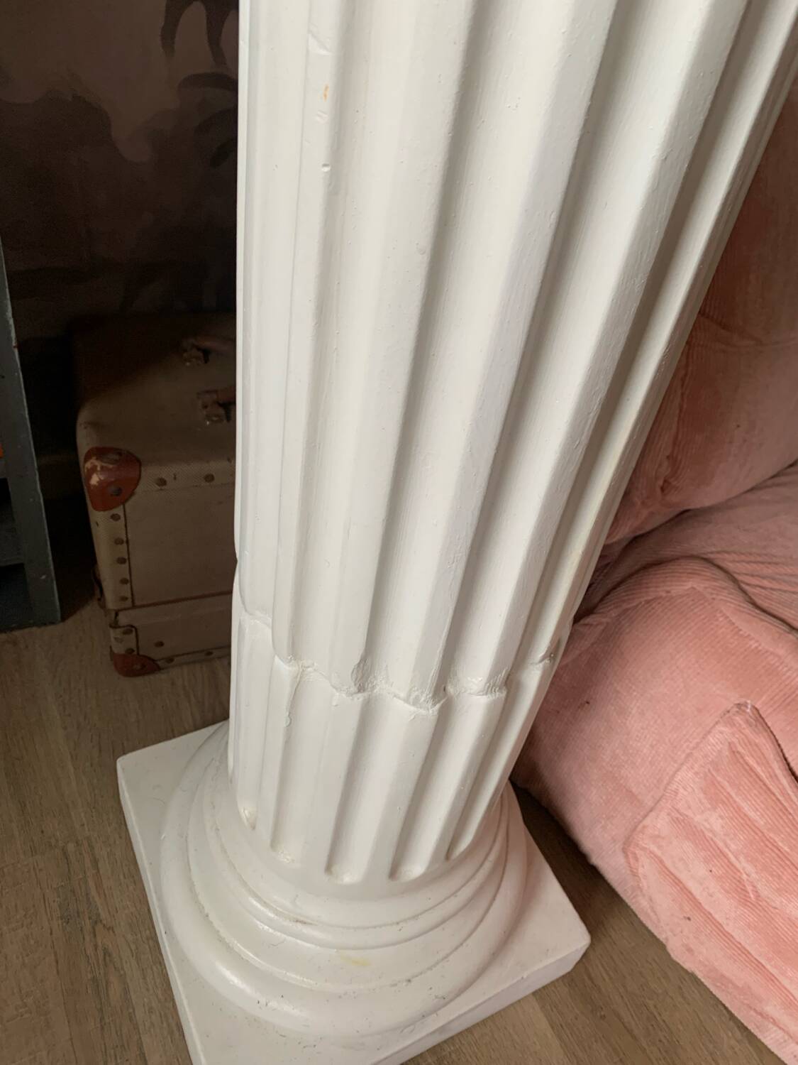 Vintage ceramic column