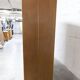 1950s Mid-Century Modern oak armoire with two doors and two drawers.
