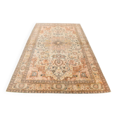 Shades Of Beige Rare Style Vintage Oushak Area Rug, 193x286 Cm