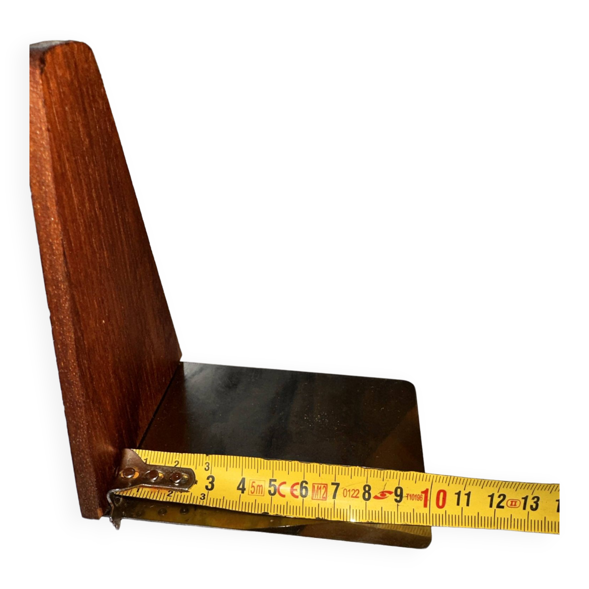 Teak and metal bookends by Kai Kristiansen