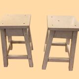 Pair of miniature stools