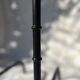French Hand-Forged Iron Andirons, Candleholders