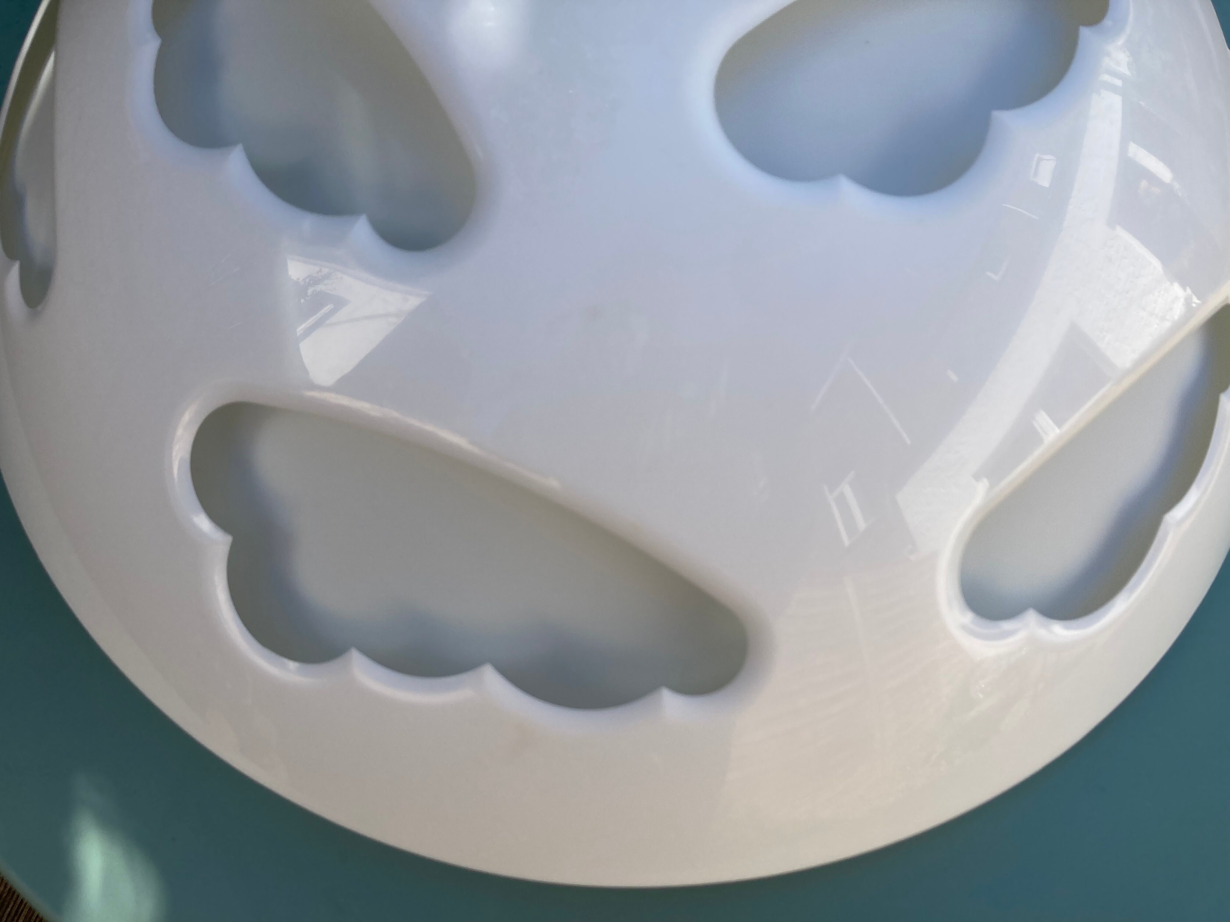 White cloud ceiling lamp Ikea Skojig