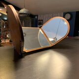 Triptych barber mirror  45x20cm