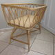 Baby vintage rattan bed