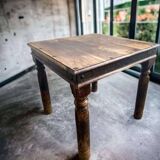 Vintage brutalist square table