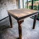 Vintage brutalist square table