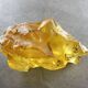 Vintage Italian Yellow Sculpture Lamp, 70s