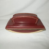 Stitched leather blotting pad
