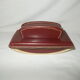 Piqué leather tampon pad
