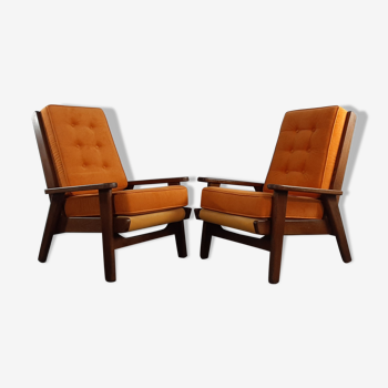 Pair of Freespan chairs FS108 reconstruction period