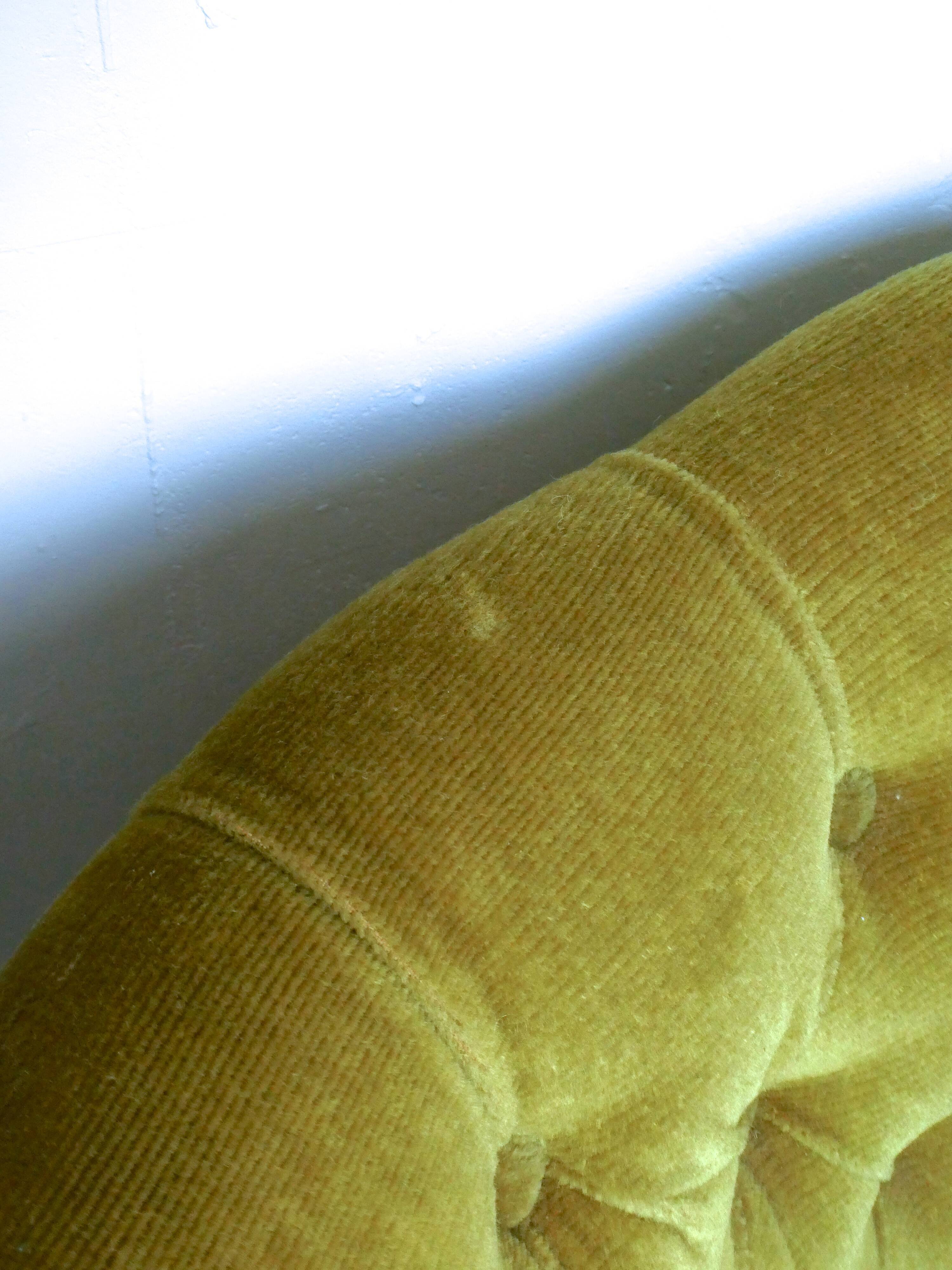 Toad padded Green Velvet armchair