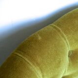Toad padded Green Velvet armchair