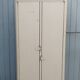 Vintage metal locker with 2 doors