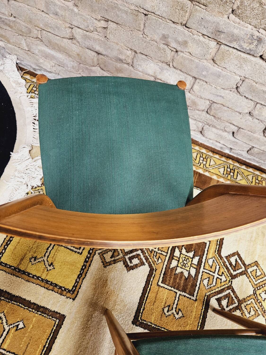 Set of 4 Scandinavian teak chairs by LÜBKE 1960