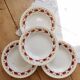4 vintage deep plates L'Amandinoise Carnac