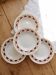 4 assiettes creuses vintage L'Amandinoise Carnac