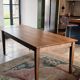 Table de ferme en chêne massif 200x100 avec sa rallonge de 60x100