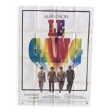 Affiche de cinéma originale, Le Gang avec Alain Delon et Maurice Barrier