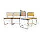 Series of 4 chairs B32, Marcel Breuer design