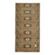 1970s Vintage Turkish Oushak Handmade Wool Cotton Orange Area Rug 170x340